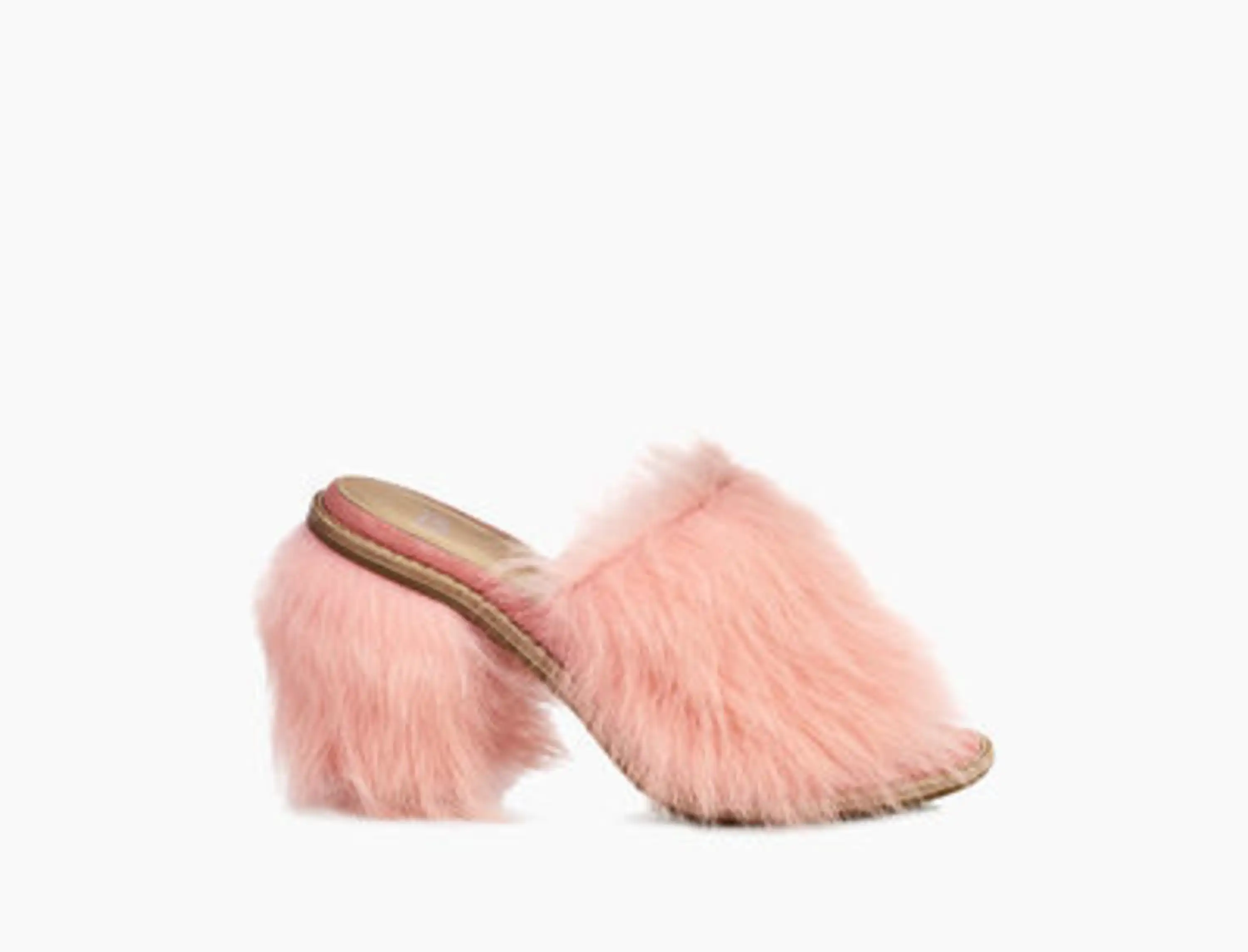 UGG Rosa Fluff Heeled Slide for Women | UGG® UK